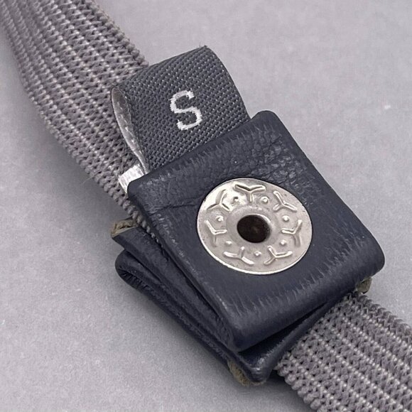 Faceted Crystal Leather Backed Headband - Picture 4 of 8